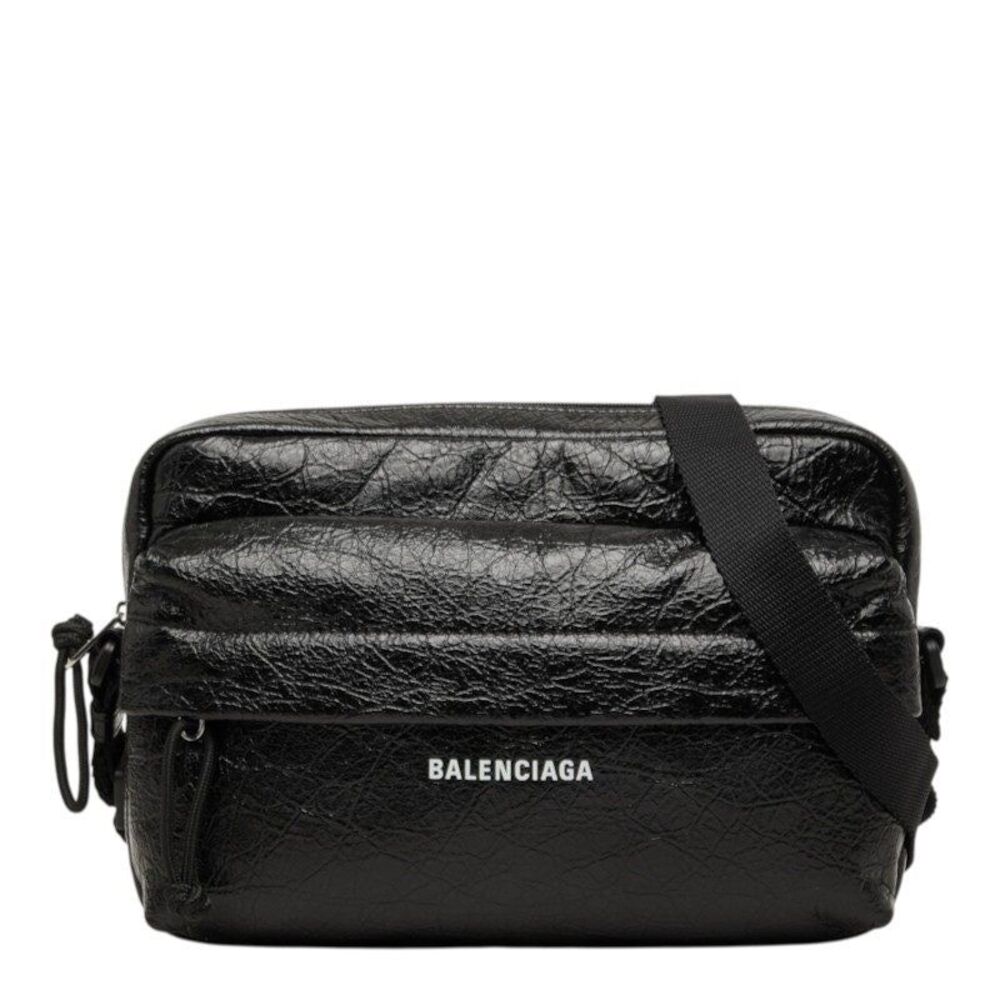 Balenciaga Explorer Leather Shoulder Bag